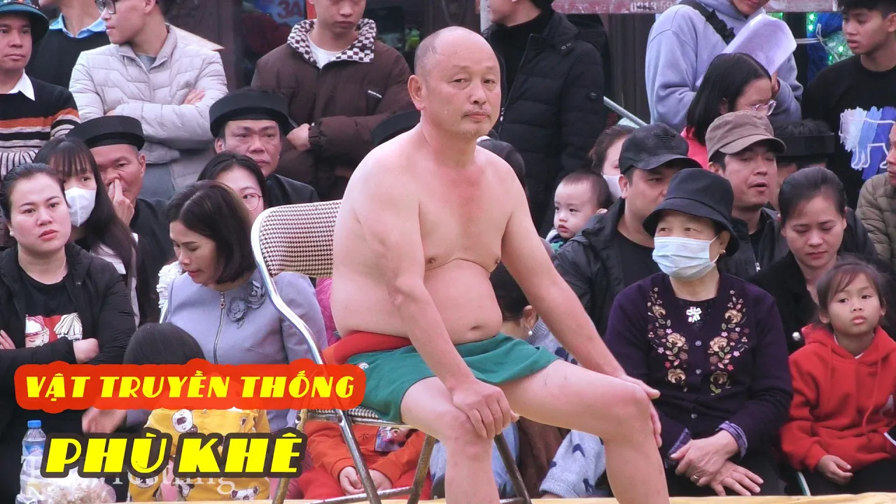 Vật truyền thống làng Phù Khê - Từ sơn - Bắc ninh. Men wrestling background