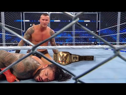 Randy Orton Vs Roman Reigns Steel Cage Match WWE Smackdown