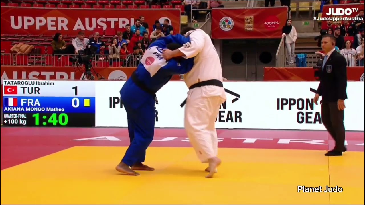 Ibrahim TATAROGLU 🇹🇷 🆚️ Matheu AKIANAMONGO 🇫🇷 | четвертьфинал/+100кг | Гран При Австрия 2026