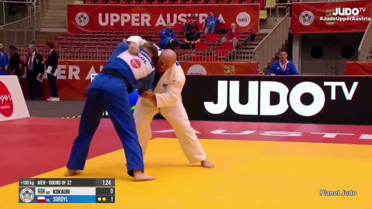 Ushangi KOKAURI 🇦🇿 🆚️ Jakub SORDYL 🇵🇱 | 1/16финала/+100кг | Гран При Австрия 2026