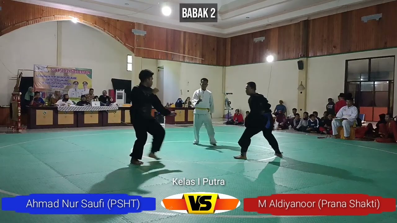 Final Seleksi POPDA Tahun 2022 Kelas I Putra, Ahmad Nur Saufi (PSHT) VS M Aldiyanoor (Prana Shakti) background