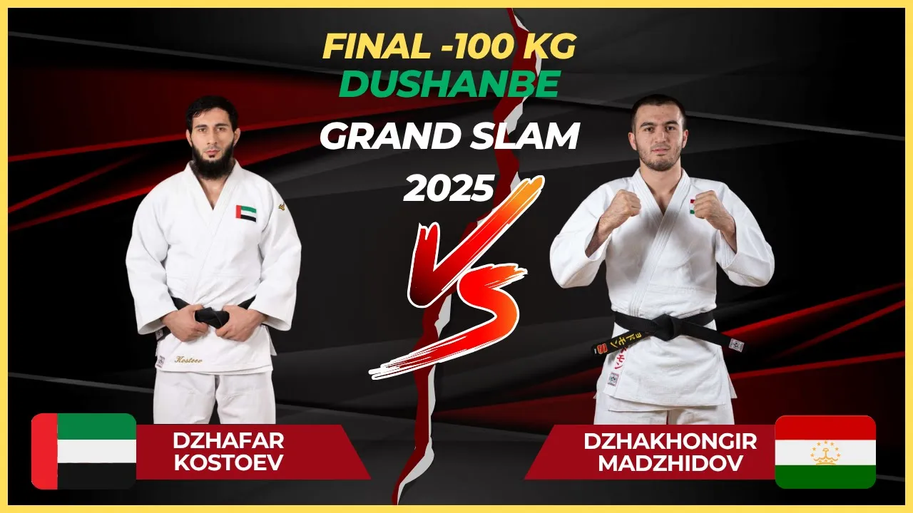 🏆 Final -100 Kg | Dzhafar KOSTOEV (UAE) vs Dzhakhongir MADZHIDOV (TJK) | Dushanbe Grand Slam 2025 🏆