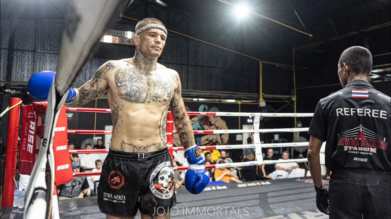 KO of The Night Aziz Tiger Muaythai vs Tomas Fiala background