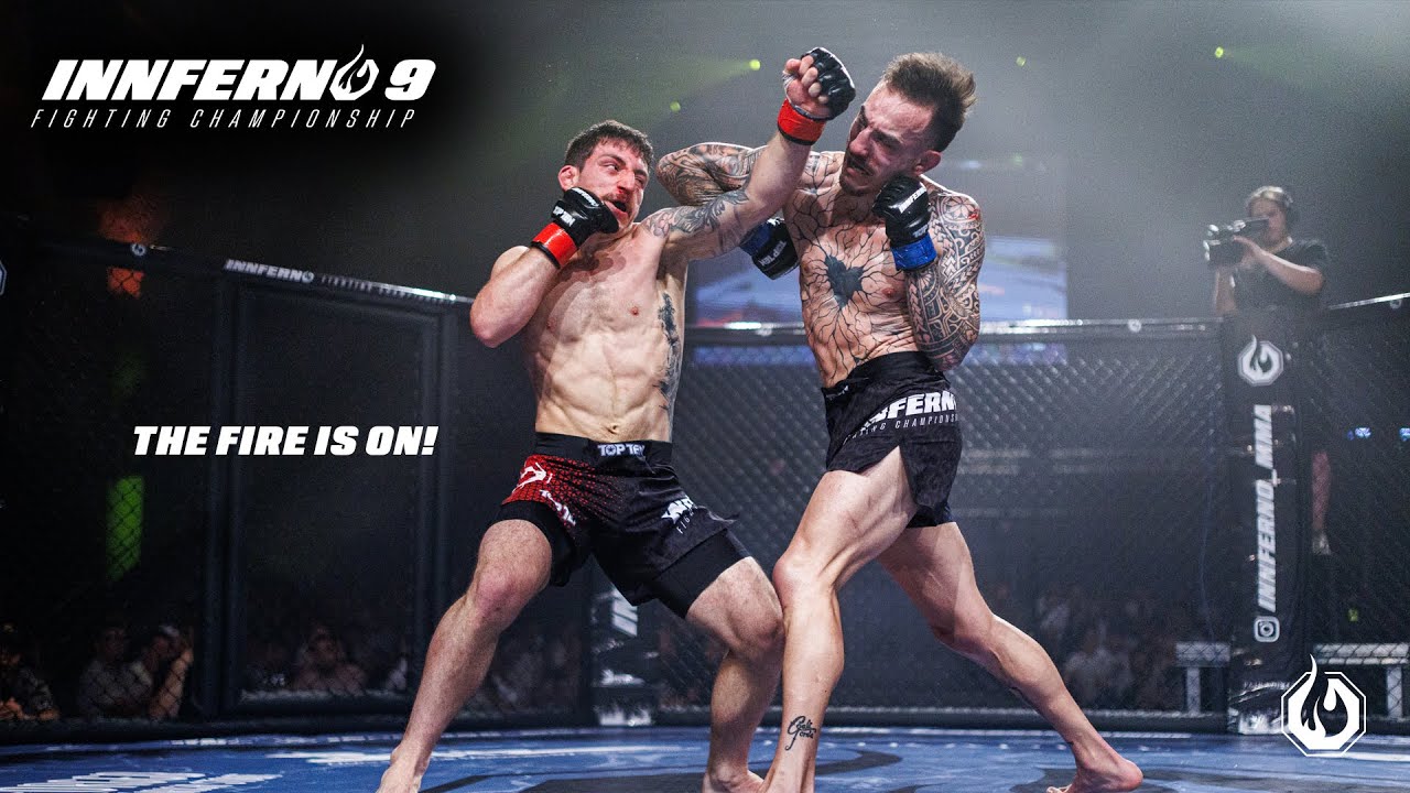 🔥 INNFERNO 9 – OFFICIAL HIGHLIGHT VIDEO | Knockouts, Action & Show | MMA Fight Night 🔥 background