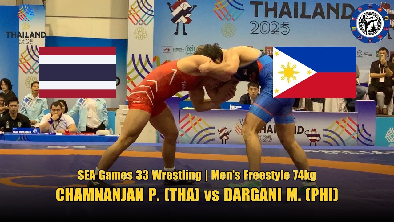 Men's Freestyle Wrestling 74kg: CHAMNANJAN P. (THA) vs DARGANI M. (PHI) SEA Games 33