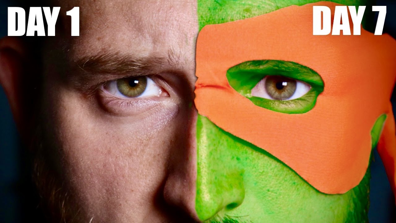 I Trained like Ninja Turtles for 7 Days backdrop