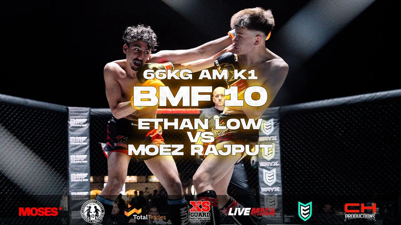 BMF 10 | Ethan Low vs Moez Rajput | Amateur Featherweight K1