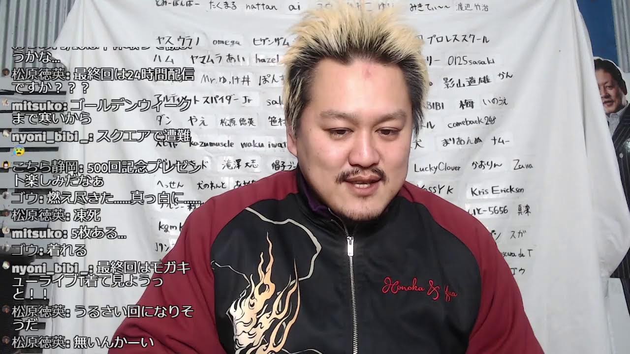 【プロレスラーの生配信】モガキューライブ #496 background