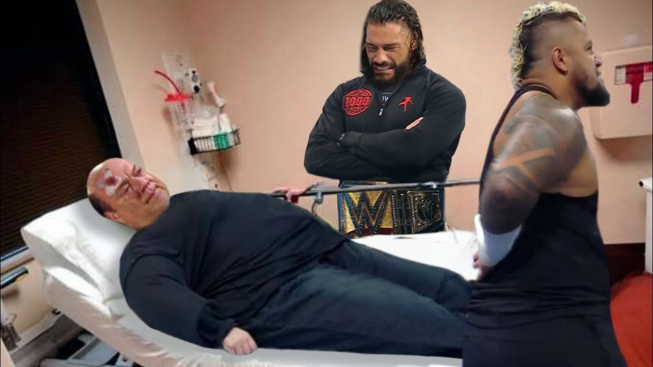 Roman Reigns Crying After Jey Uso Sends Paul Heyman & Solo Sikoa To Hospital WWE Smackdown 2023