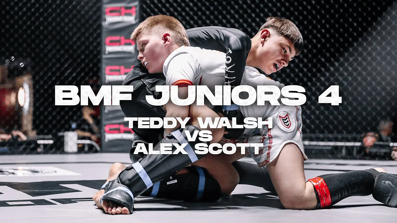 BMF Juniors 4 | Teddy Walsh vs Alex Scott | Junior MMA | BADMOFO MMA background