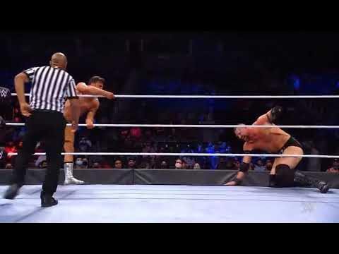 DREW GULAK VS T-BAR 2/2 background