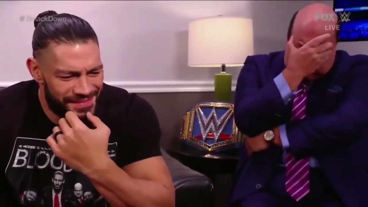 Roman Reigns crashing out for 13 minutes straight background