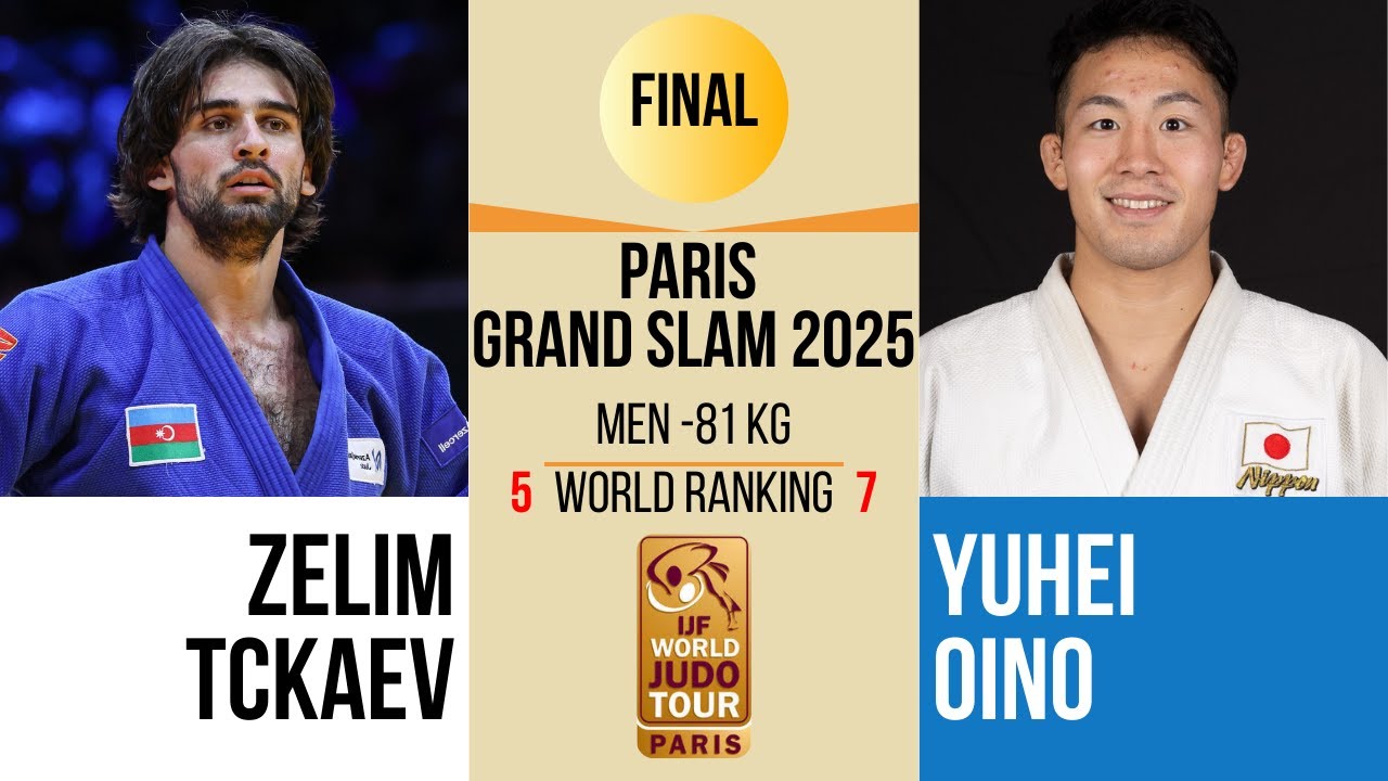 Zelim TCKAEV VS Yuhei OINO | PARIS Grand Slam 2026 | GOLD -81 kg