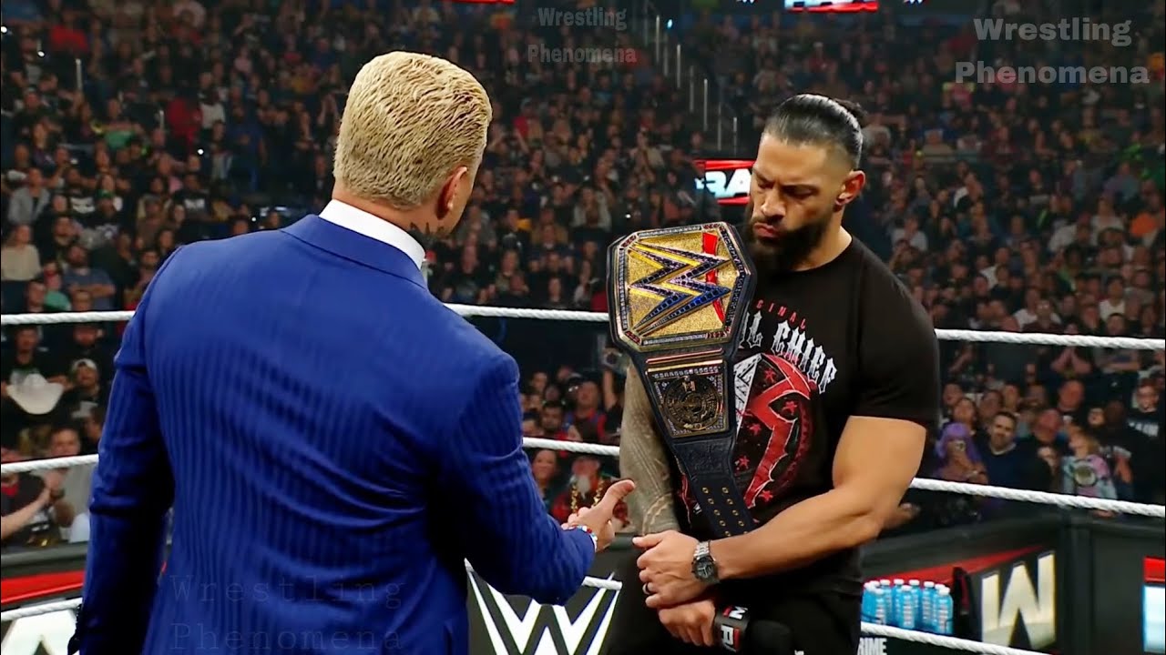 WWE Raw 1 December 2024 Highlights Roman Reigns Takes Undisputed Championship From Cody Rhodes 