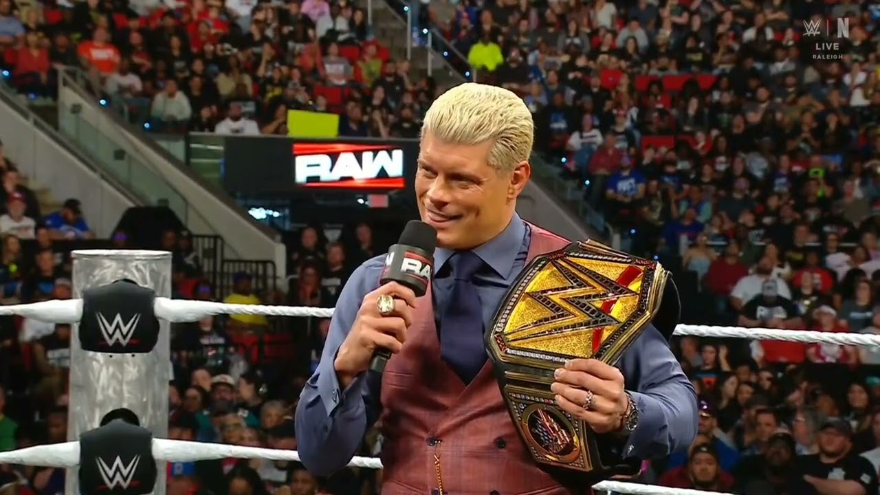WWE RAW CODY RHODES ENTRANCE 09/29/25
