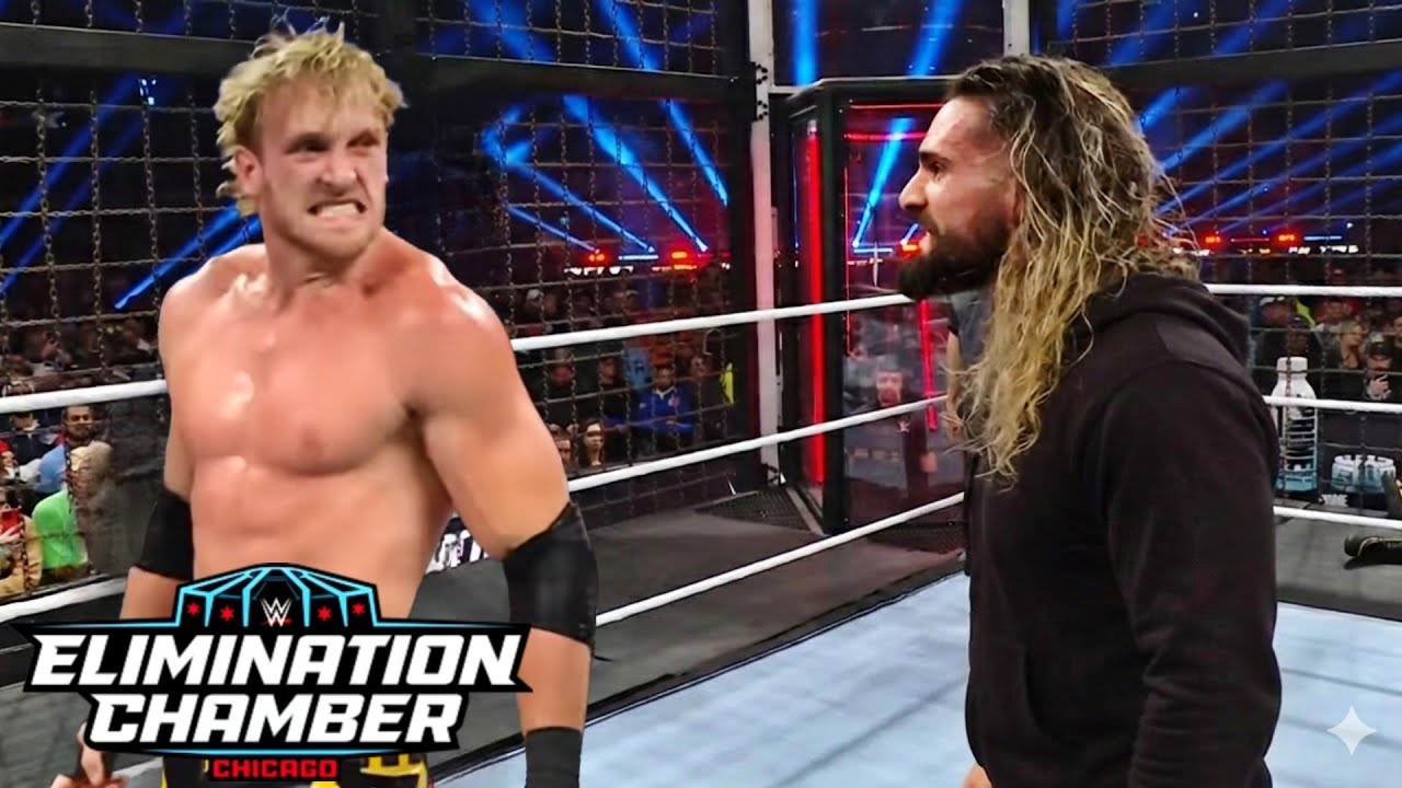 Real Mystery Man Seth Rollins Returns & Destroy Logan Paul WWE Elimination Chamber 2026 Highlights