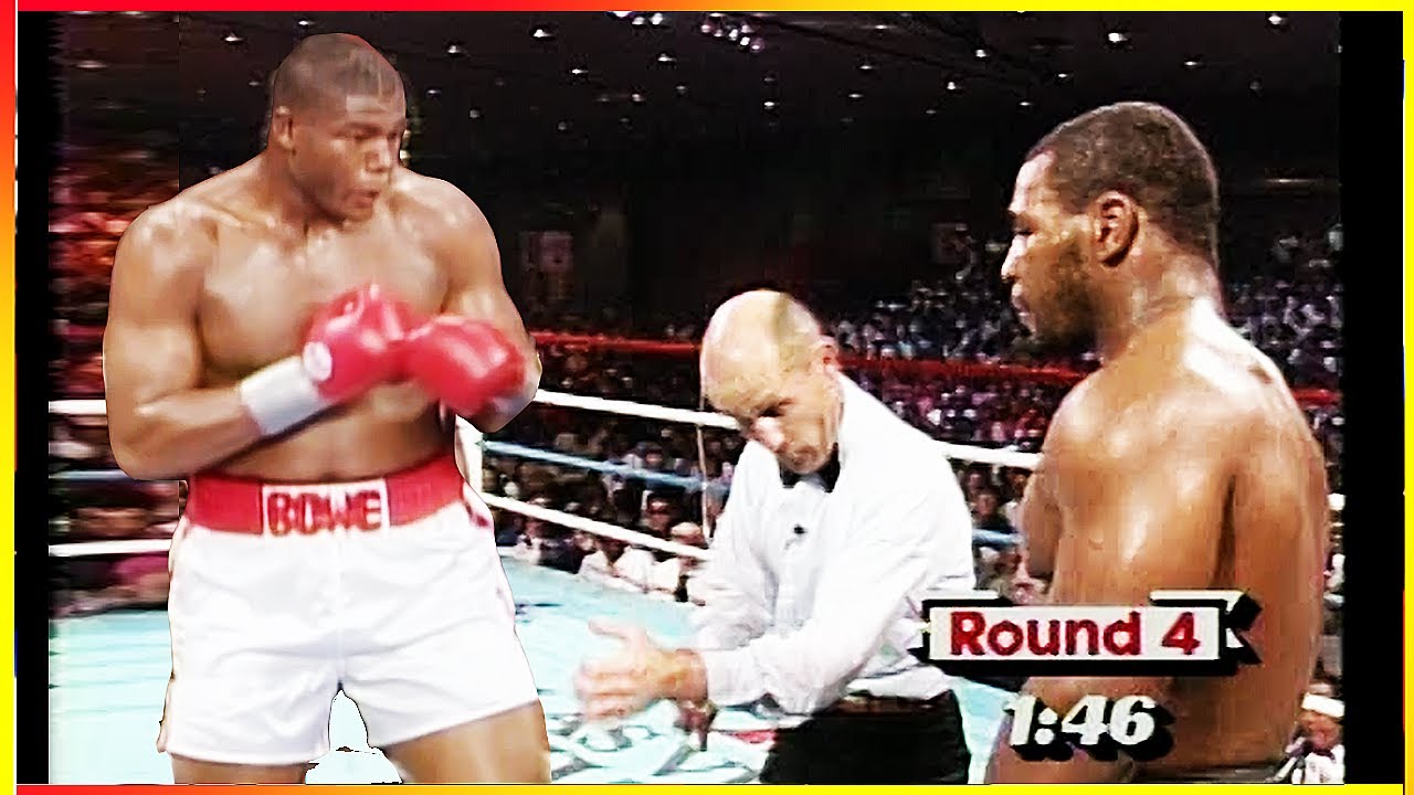 Mike Tyson vs Riddick Bowe FANTASY FIGHT OF THE 1990's backdrop
