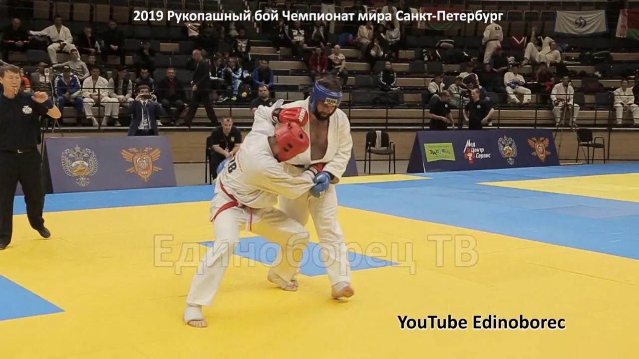 2019 KAMILOV (UZB) - MURZAKANOV (RUS) +90 кг Рукопашный бой чемпионат мира Санкт-Петербург backdrop