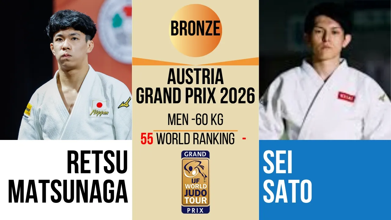 Retsu MATSUNAGA VS Sei SATO | Austria Grand Prix 2026 | BRONZE -60 kg
