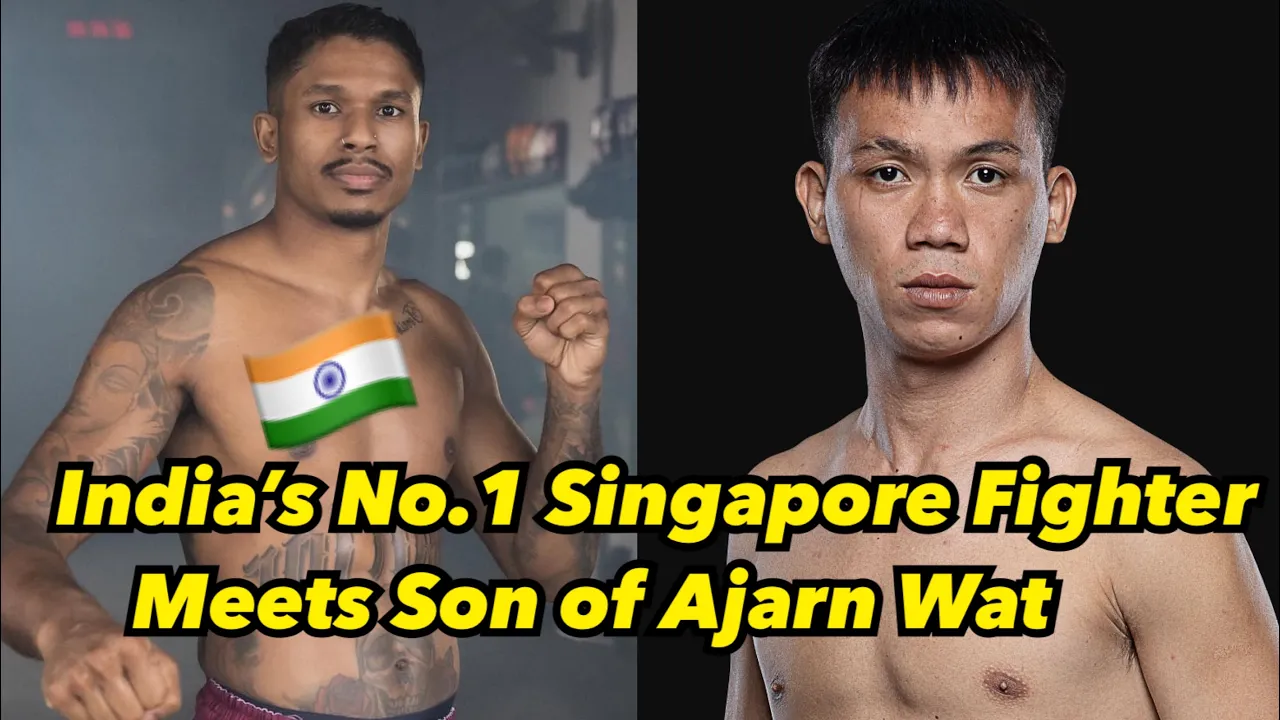 India’s No.1 Singapore Fighter  Meets Son of Ajarn Wat Promrop Bangtao Muaythai MMA vs Alvin Sham 