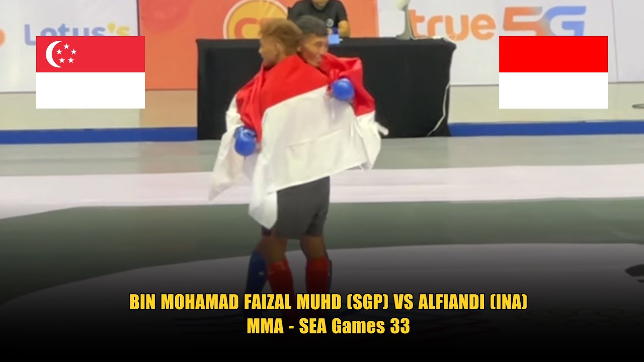 MEN’S MODERN MMA – 60KG: BIN MOHAMAD FAIZAL MUHD (SGP) VS ALFIANDI (INA) – SEA GAMES 33