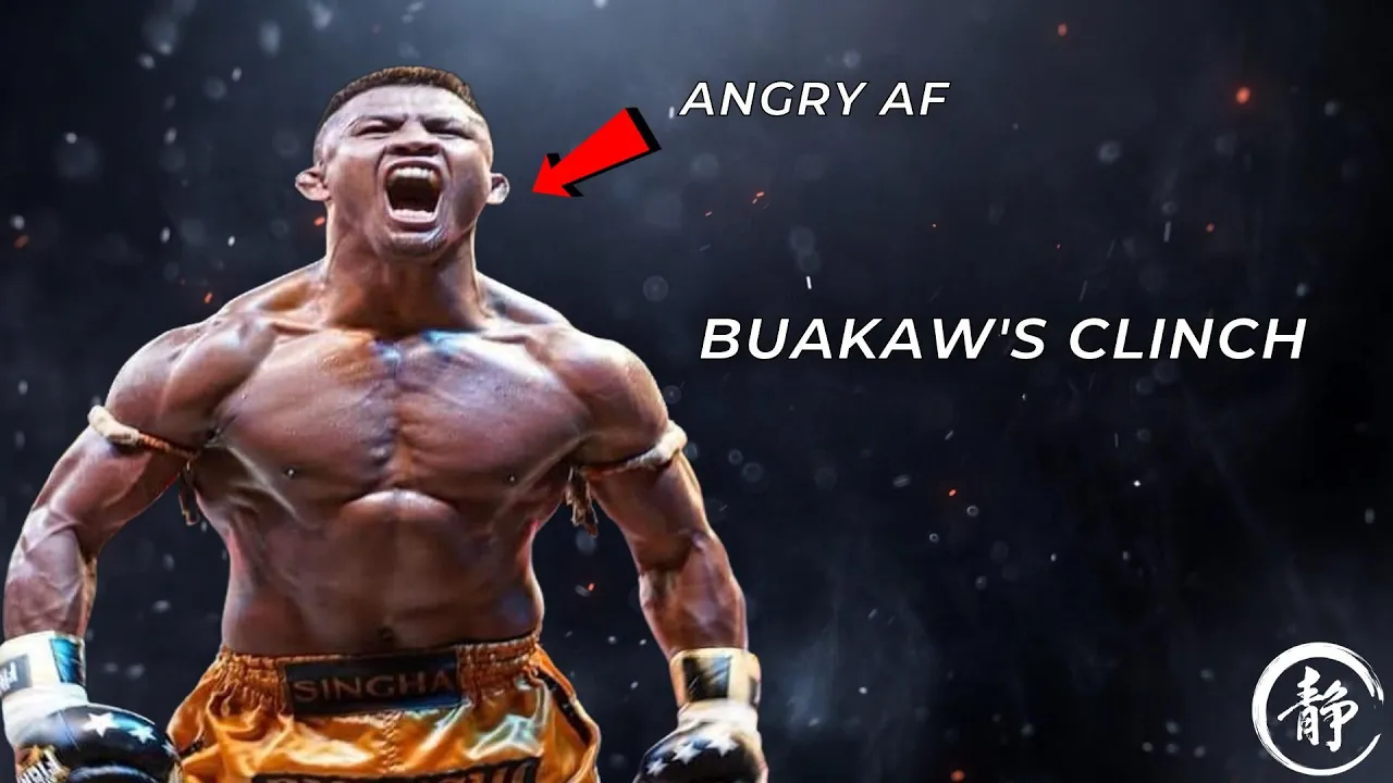 When Buakaw’s Gets Angry with Muay Thai Clinch background