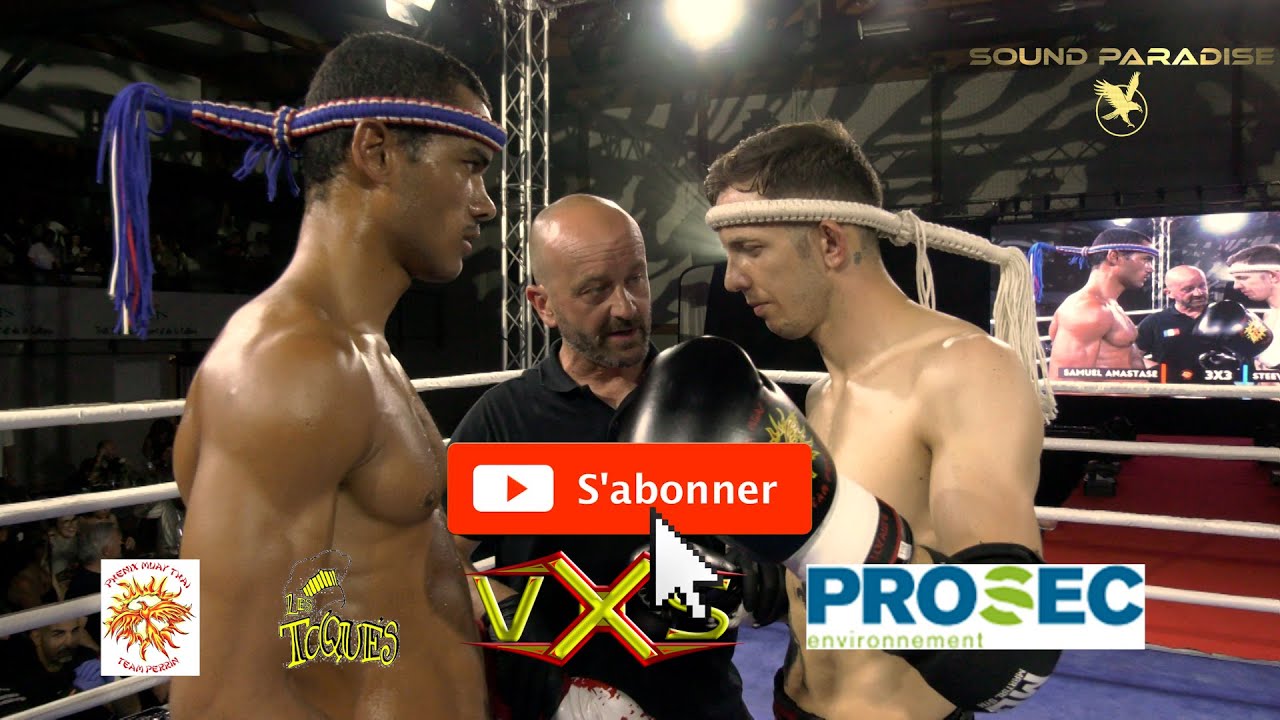 Samuel ANASTASE vs Steeve ARCHAMBAULT By @vxstv #Phénix muay thai background