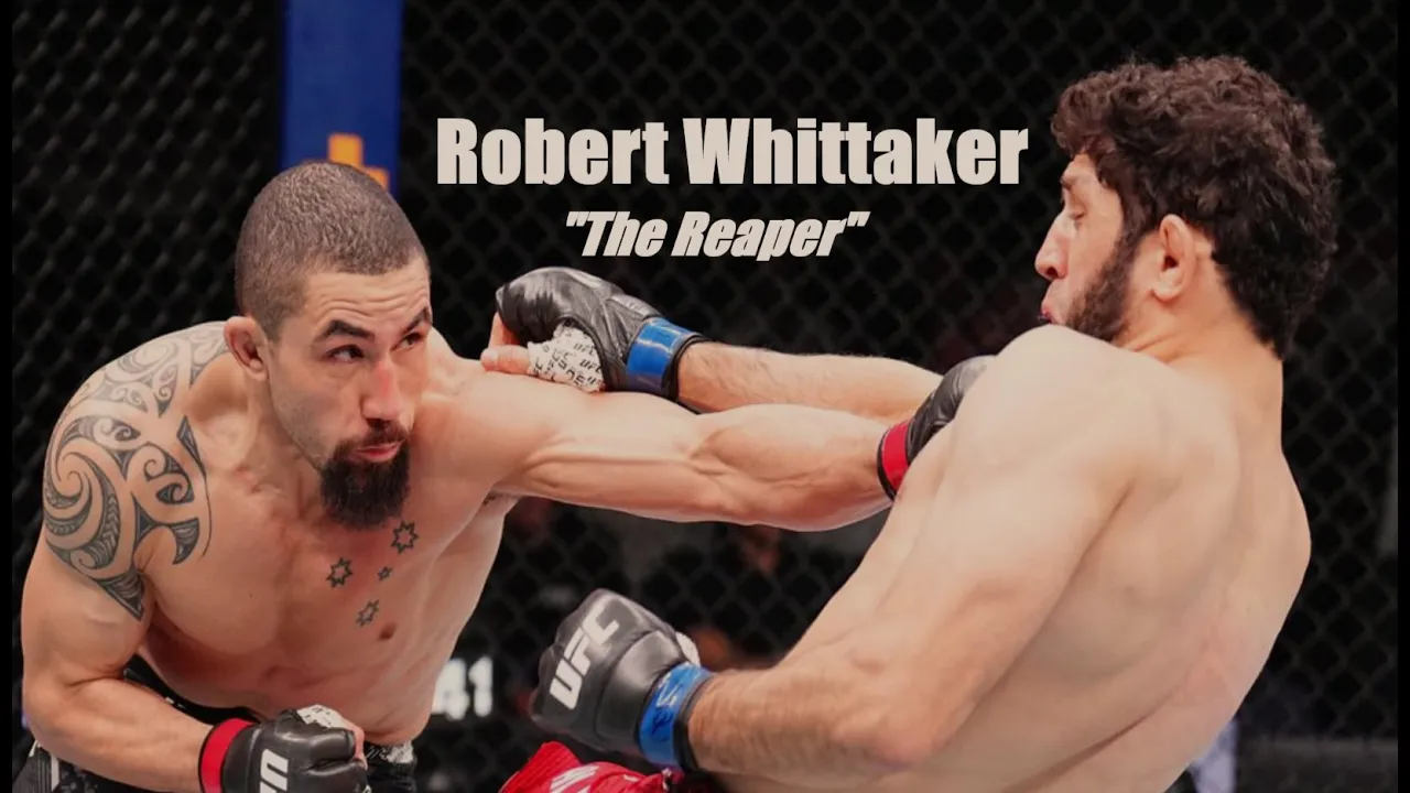 Robert Whittaker walkout song UFC Saudi Arabia backdrop