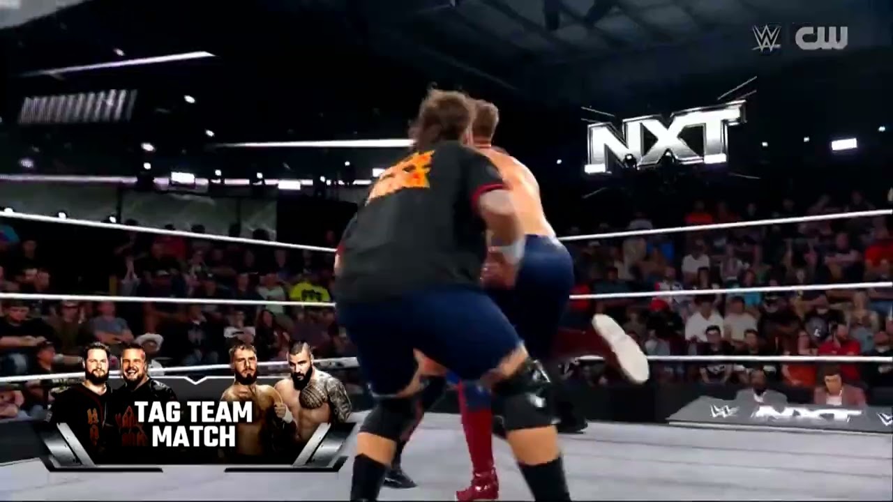 WWE NXT HANK WALKER & TANK LEDGER VS THE CULLING 04/08/25