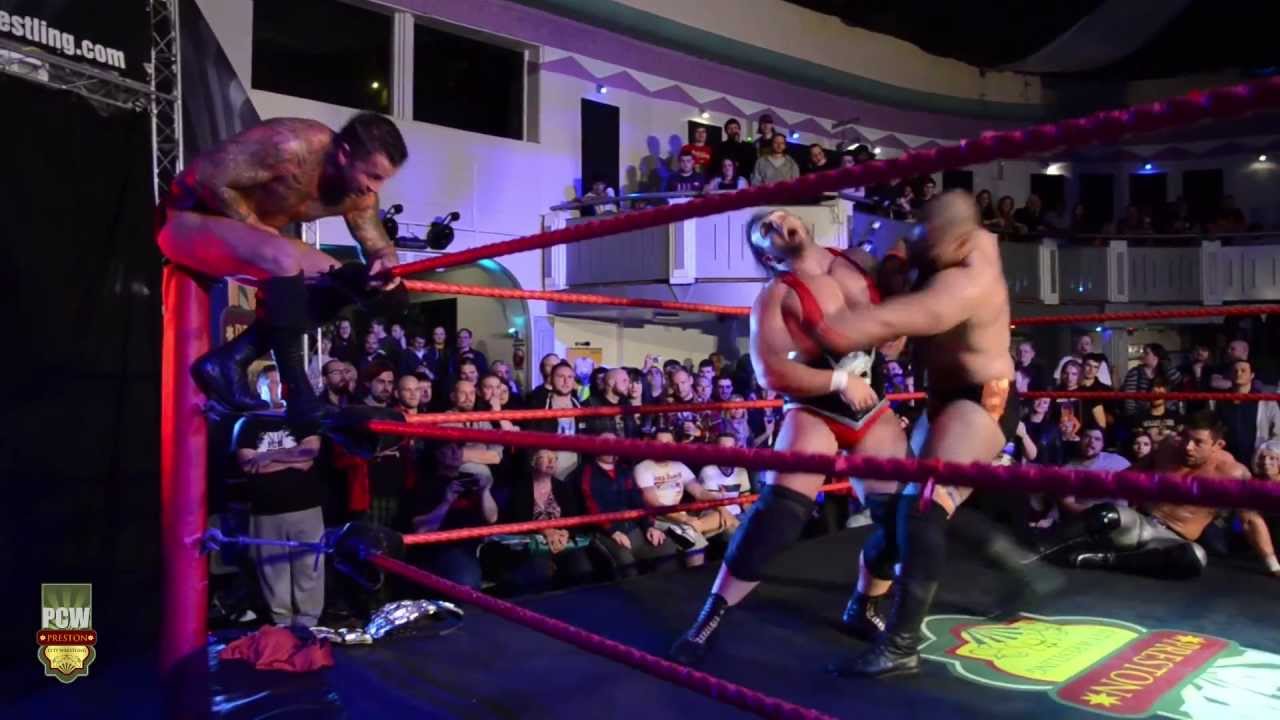 Team Single v Michael Elgin & Davey Richards - FULL MATCH from PCW background