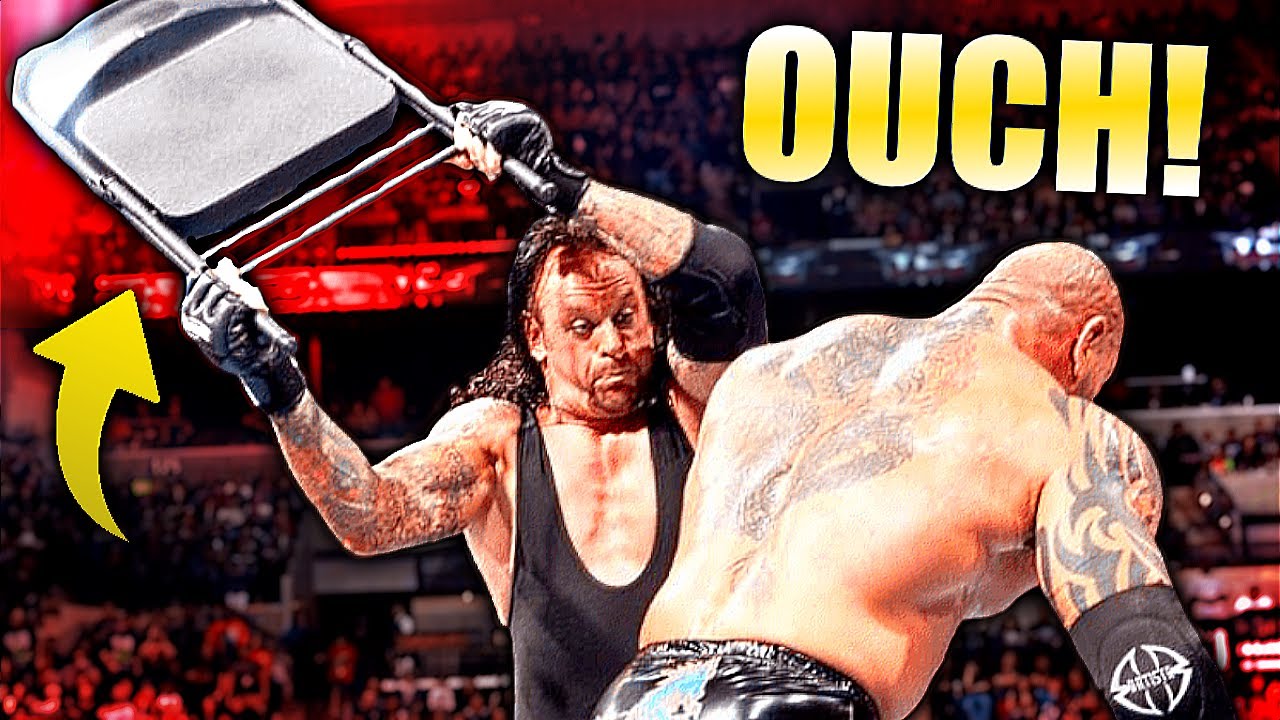 Most BRUTAL Chair Shots In WWE History