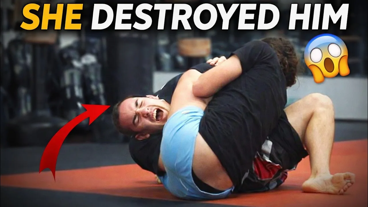 MIXED GRAPPLING – " HE WAS SHOCKED BY HER STRENGTH 💪" GIRL VS BOY GRAPPLING 