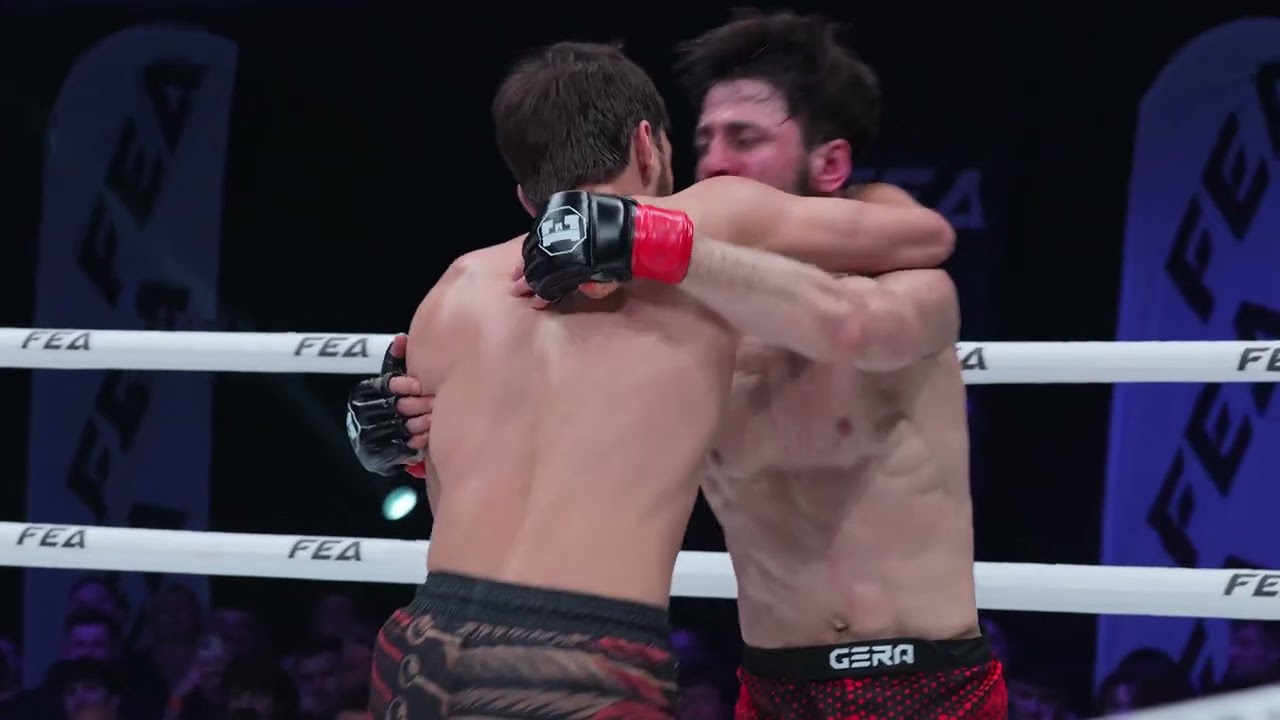 Lightweight bout, MMA Rules. Turan Ahmadov vs Serghei Cheles. Slow-motion Highlights