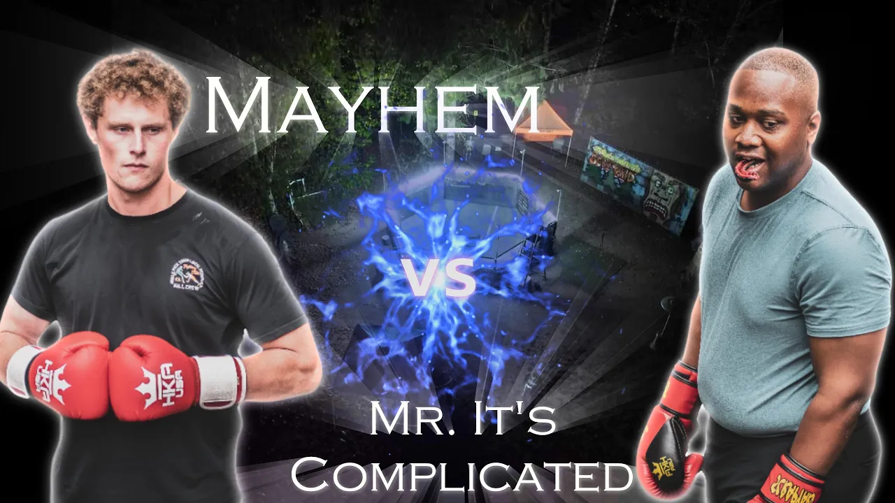 Mr its complicated vs Mayhem - The Scrapyard background