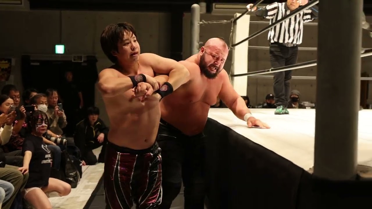 2024.11.3大阪・176BOX大会 セミファイナル スピリット・オブ・ガンバレ世界無差別級選手権試合<王者>石井慧介 vs ハートリー・ジャクソン<挑戦者> background