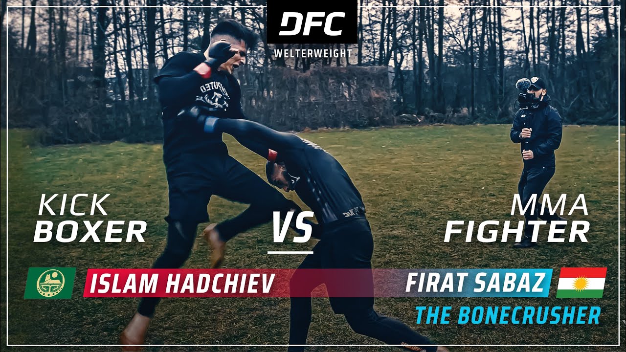 Chechen-WOLF vs. Kurdish-BONECRUSHER | MMA STREETFIGHT | DFC background