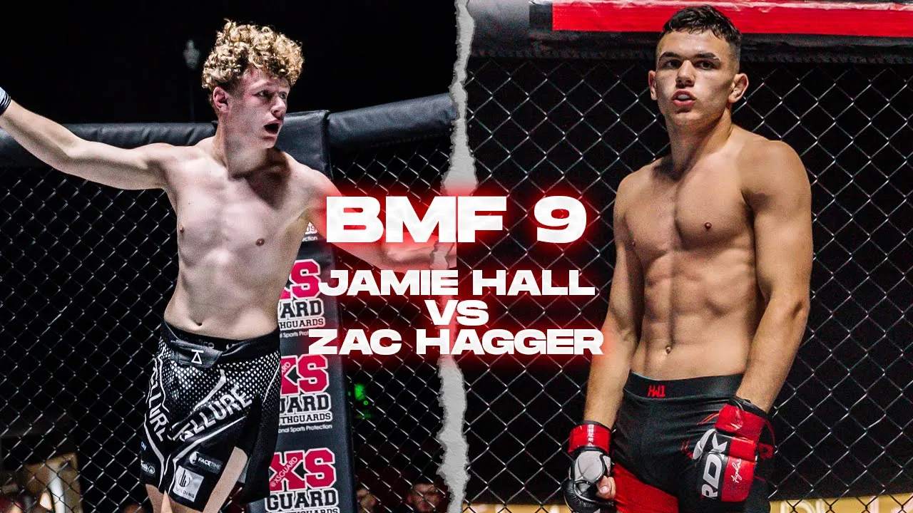 BMF 9 | Jamie Hall vs Zac Hagger | Amateur B Class MMA background