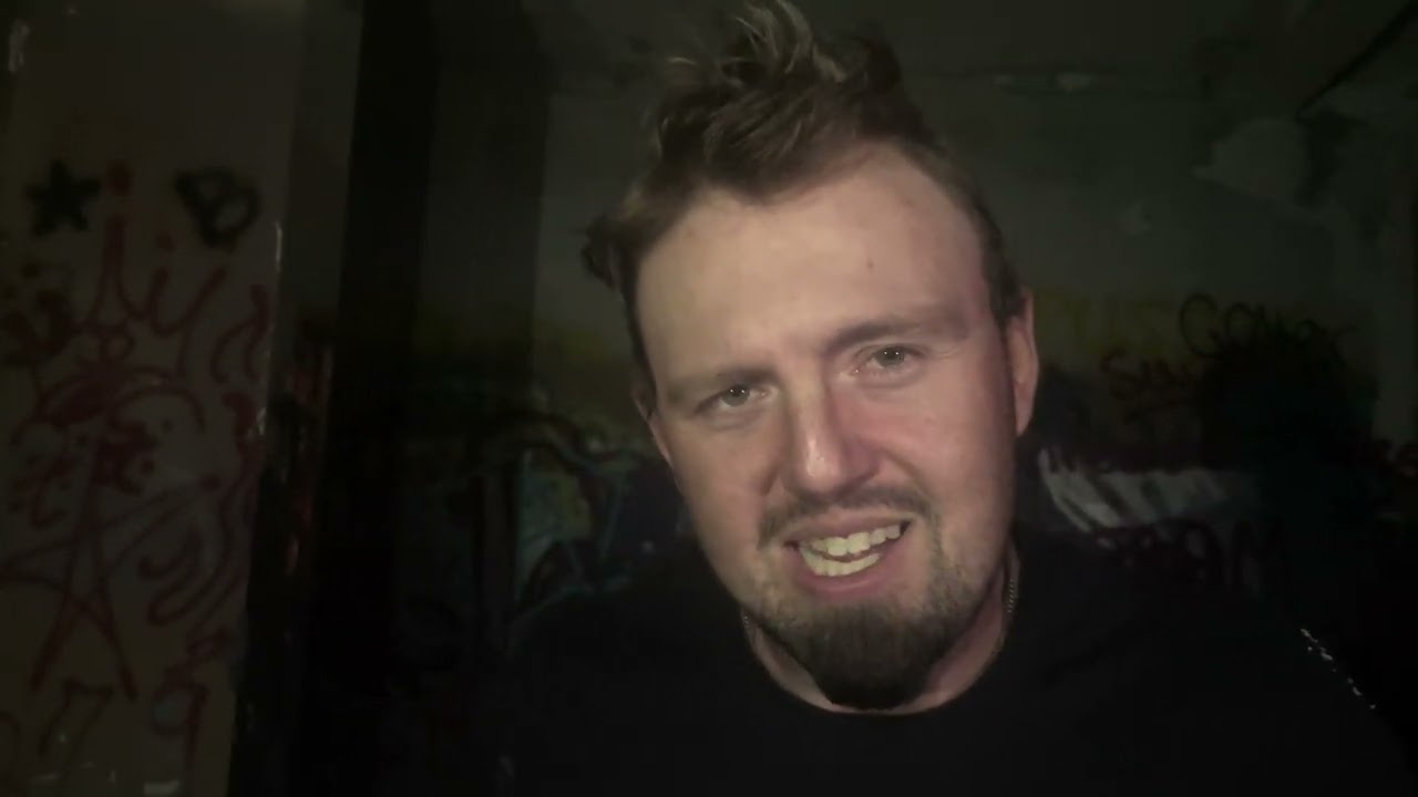 Myster Jay with words for The Monster Malachi after Kris Villain was previously attacked. backdrop