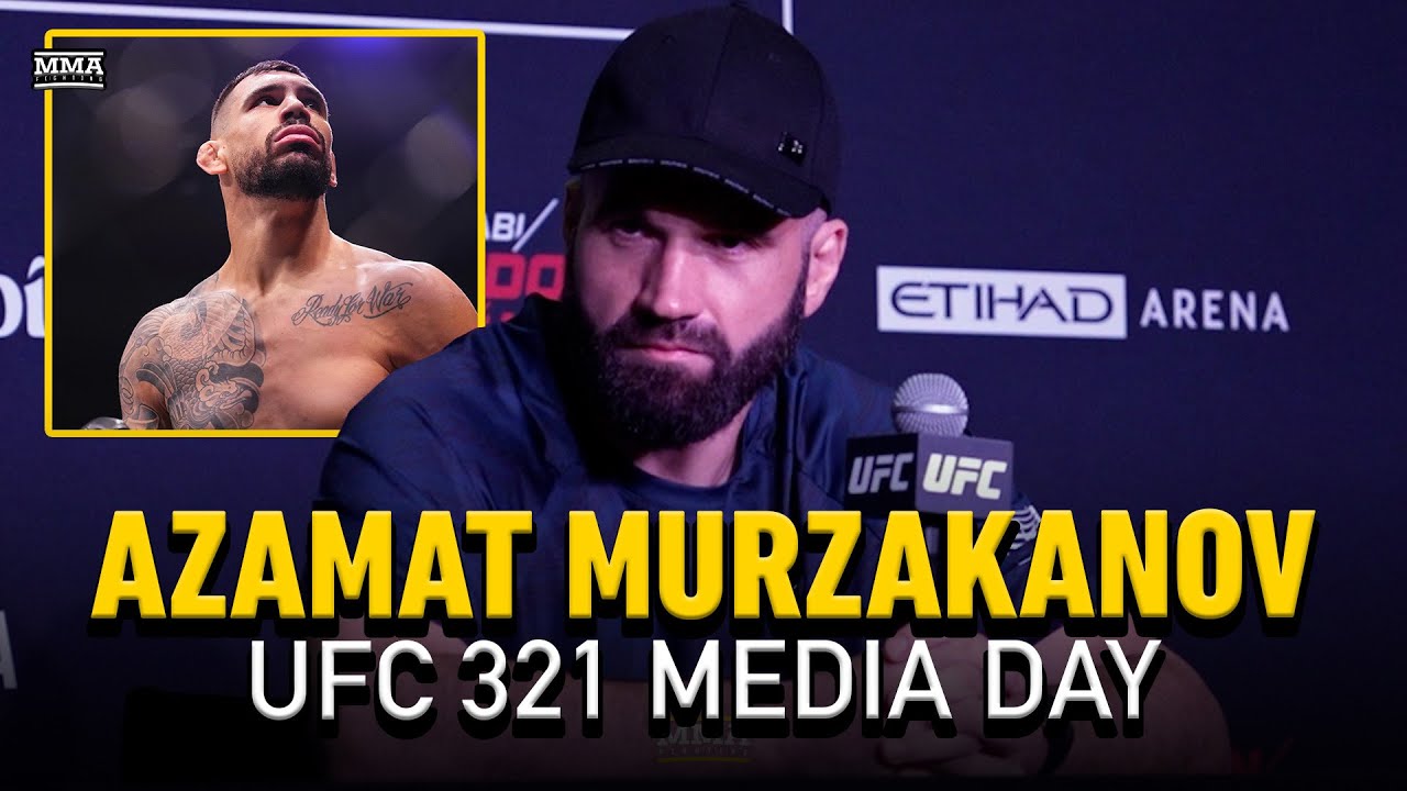 Azamat Murzakanov Previews Aleksandar Rakic Fight At UFC 321 | MMA Fighting