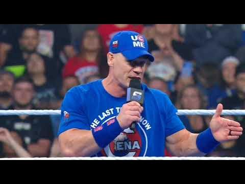 WWE SMACKDOWN DERNIÈRE ENTREE DE JOHN CENA A SMACKDOWN 05/09/25 background