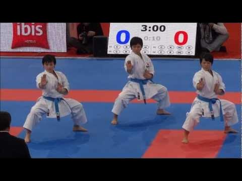 Team Kata ANAN by Japan National Team - 21st WKF World Karate Championships background