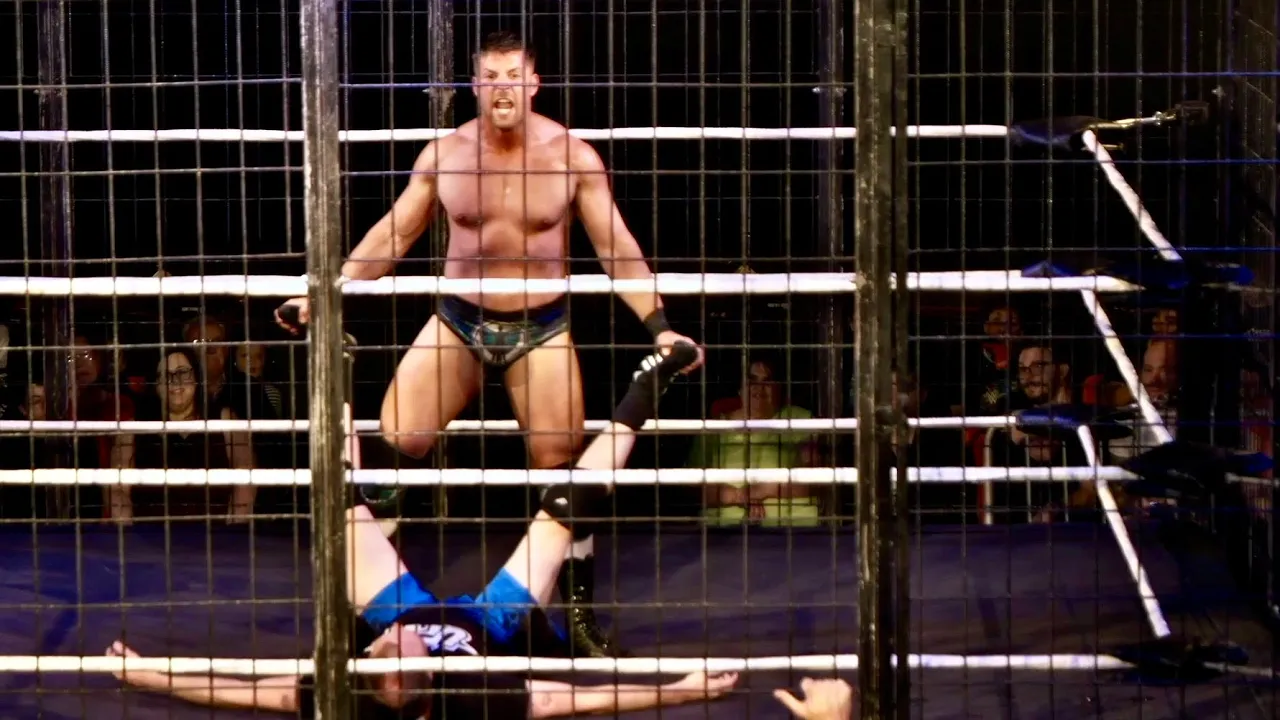 STEEL CAGE MATCH: Lance Cole vs. Mark Fry