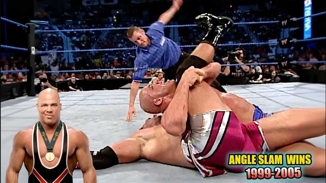 WWE Kurt Angle Slam Wins | 1999–2005 Era | Match Winning Finishers | Full HD Compilation