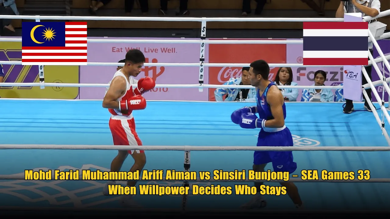 Boxing Men's Welter: Mohd Farid Muhammad Ariff Aiman (MAS) vs Sinsiri Bunjong (THA) – SEA Games 33