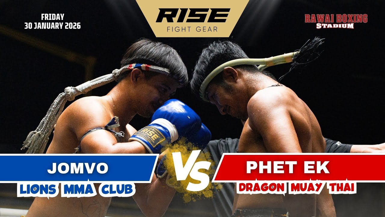 🇹🇭 Thailand vs Thailand 🇹🇭 | PHET EK (Dragon Muay Thai) vs JOMVO (Lions MMA Club)