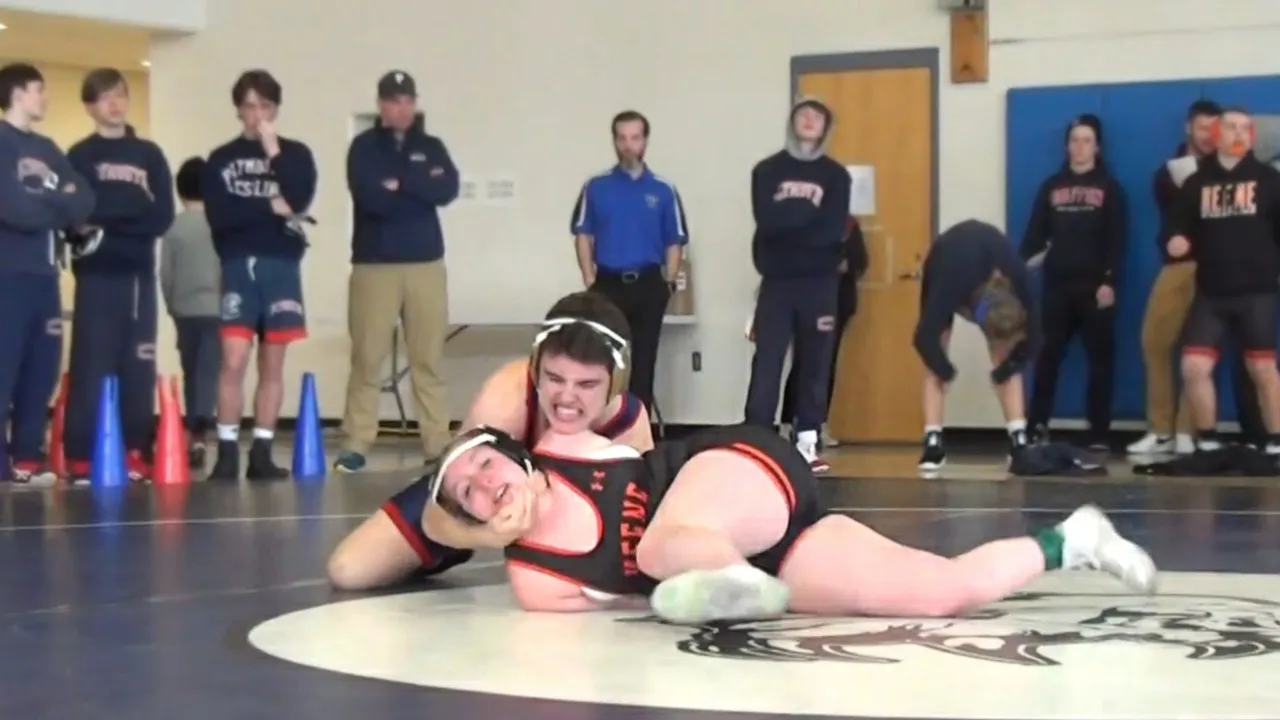 Boys Pinning girls in competitive wrestling (111) background