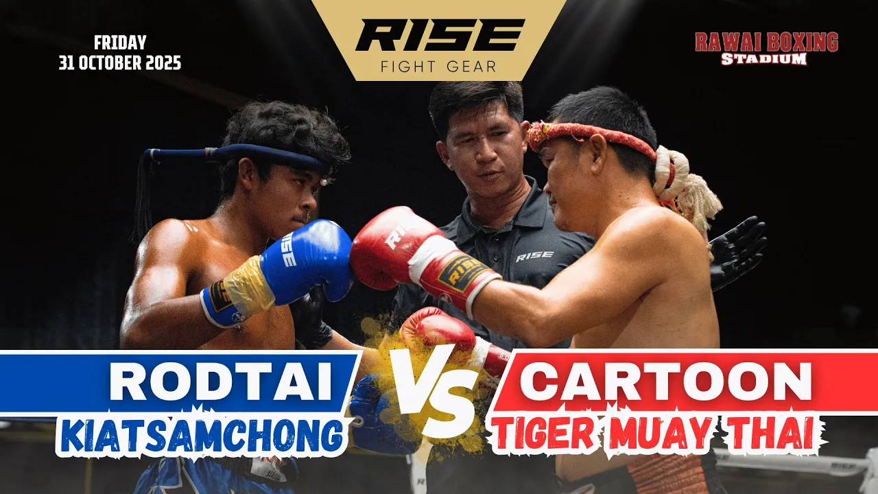 🇹🇭 Thailand vs Thailand 🇹🇭 |  MUAY THAI FIGHT CARTOON vs RODTAI