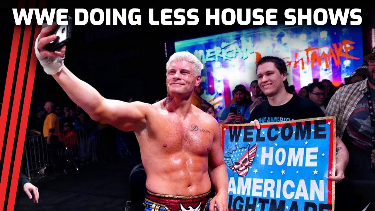 Why is WWE doing fewer house shows? background