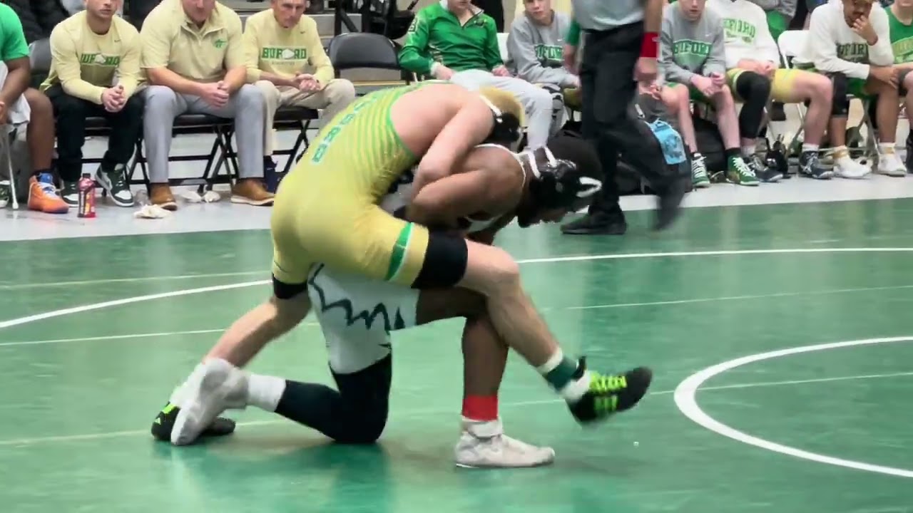 Roderick Zow Camden vs Maddox McArthur Buford 144lbs 6A GHSA State Duals Finals 2025 backdrop