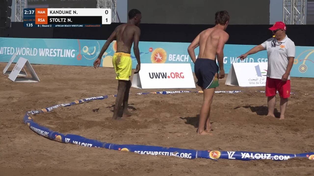 Nghifikepunye Michael KANDUME (NAM) vs. Nathan Lee STOLTZ (RSA) • B | Round 2 • Men's BW 70Kg